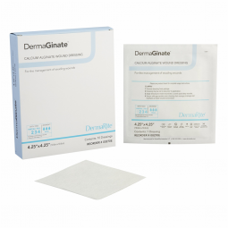 DermaGinate DermaRite Industries 00270E-DermaGinate Alginate Dressing, 4-1/4 x 4-1/4 in, Alginates (