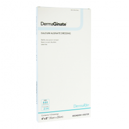DermaGinate DermaRite Industries 00272E-DermaGinate Alginate Dressing, 4 x 8 inch, Alginates (BX)