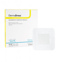 DermaDress DermaRite Industries 00277E-DermaDress Composite Dressing, 6 x 6 inch, Composites (BX)