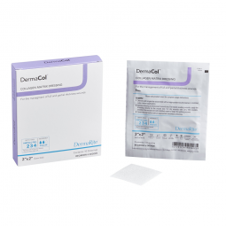DermaCol DermaRite Industries 00302E-DermaCol Collagen Dressing, 2 x 2 inch, Collagen (BX)