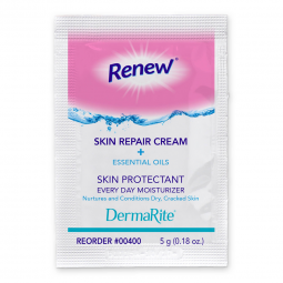Renew Skin Repair DermaRite Industries 00400-Renew Moisturizer 5 Gram Individual Packet, Moisturizer