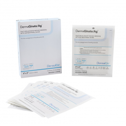 DermaGinate/ Ag DermaRite Industries 00525E-DermaGinate Ag Silver Alginate Dressing, 4 x 4 Inch, A