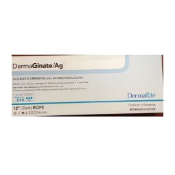 DermaGinate/ Ag DermaRite Industries 00530E-DermaGinate/ Ag Silver Alginate Dressing, 12 Inch, Algin