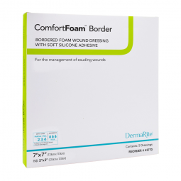 ComfortFoam Border DermaRite Industries 43770-ComfortFoam Border Silicone Adhesive with Border Silic