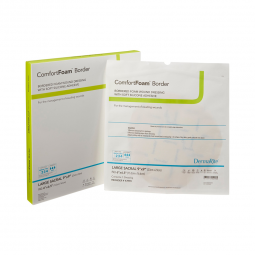 ComfortFoam Border DermaRite Industries 43990-ComfortFoam Border Silicone Adhesive with Border Silic