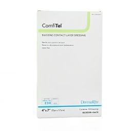 ComfiTel DermaRite Industries 56470-ComfiTel Wound Contact Layer Dressing, 4 x 7 inch, Silicone (BX)