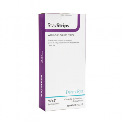 StayStrips DermaRite Industries 72253-StayStrips Skin Closure Strip, Skin Closure Strips (BX)