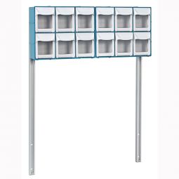 Detecto CAB12 12-Bin Organizer with Accessory Bridge for Rescue Carts
