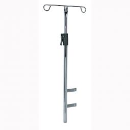 Detecto CAIP Adjustable Chrome IV Pole for Rescue Carts