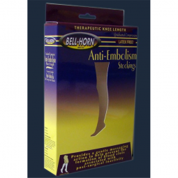 Bell-Horn DJO 110002X-Bell-Horn Knee Length Anti-Embolism Stockings, 2Extra Large/Reg, Black (PR)