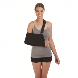 Procare Deluxe DJO 79-84003-ProCare Unisex Blue Cotton/Polyester Arm Sling, Small, Arm