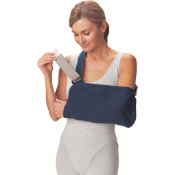 Procare DJO 79-84157-ProCare Unisex Navy Blue Cotton/Polyester Arm Sling, Large, Arm