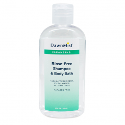 DawnMist Donovan Industries NRB4586-DawnMist No-Rinse Shampoo & Body Wash 4 oz., Shampoos (CS)