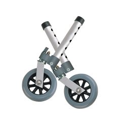 Drive Medical 10115 Swivel Lock Walker Wheels-5"-1 Pair