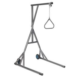 Drive 13039SV Heavy Duty Trapeze w/ Base and Wheels-Silver Vein