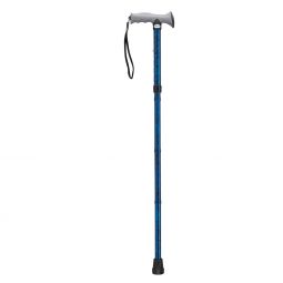 Drive Medical Adjustable Lightweight Folding Cane with Gel Hand Grip