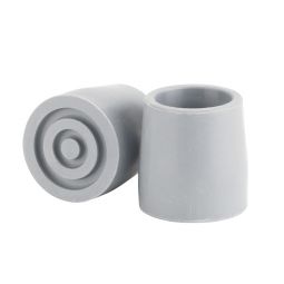 Drive Medical Rubber Bottom Tips for Walkers and Mobility Equipment Legs, 7/8" to 1-1/8" Diameters