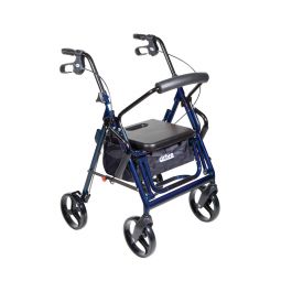 Drive Medical Duet Transport Wheelchair Walker Rollator