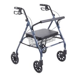 Drive Heavy Duty Bariatric Walker Rollator with Large Padded Seat