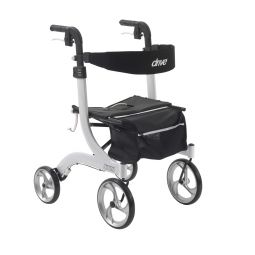 Drive Medical RTL10266WT Nitro Euro Style Walker Rollator-White