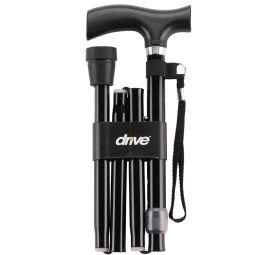 Drive RTL10304HD Heavy Duty Folding Cane Adjustable w/ T Handle