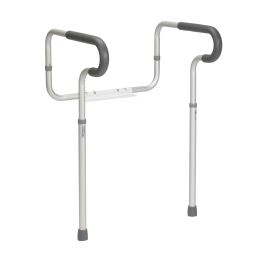 Drive Medical RTL12000 Toilet Safety Frame w/ Padded Armrests