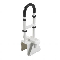 Drive Medical RTL12036-ADJ Clamp-On Bathtub Grab Bar, Steel