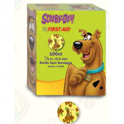 American White Cross Dukal 10658-American White Cross Stat Strip Scooby-Doo Adhesive Spot Bandage, 7