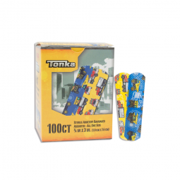 Dukal 10849 American White Cross Stat Strip Tonka Design, Adhesive Strip,-3/4 x 3 in (BX)