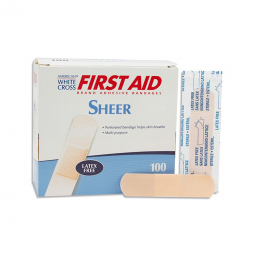 American White Cross Dukal 1275033-American White Cross Adhesive Strip 3/4 x 3 Inch, Adhesive Bandag