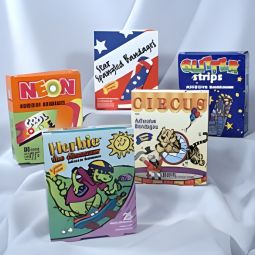 American White Cross Dukal 1307033-American White Cross First Aid Adhesive Spot Bandage, 7/8 in Diam