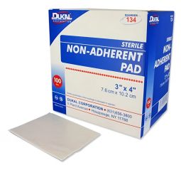 Dukal Dukal 134-Dukal Nonadherent Dressing, 3 x 4 inch, Prop 65 Compliance (BX) - Dukal Nonadherent 