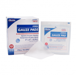 Dukal Dukal 1412-Dukal Sterile Gauze Sponge, 4 x 4 Inch, Sponges & Pads (CS) - Dukal Sterile Gauze S