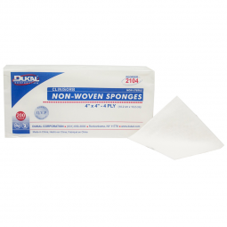 Dukal Dukal 2104-Clinisorb Nonwoven Sponge, 4 x 4 Inch, Sponges & Pads (CS) - Clinisorb Nonwoven Spo
