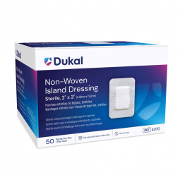 Caliber Dukal 4070-Caliber Adhesive Dressing, 2 x 3 Inch, Adhesive Bandages (BX) - Caliber Adhesive 