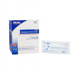 Dukal Dukal 703-Dukal Sterile Conforming Bandage, 3 Inch x 4.1Yard, Conforming & Rolled Gauze (BG)