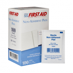 American White Cross Dukal 7565033-American White Cross Non-Adherent Dressing, 2 x 3 Inch, Non-Adher