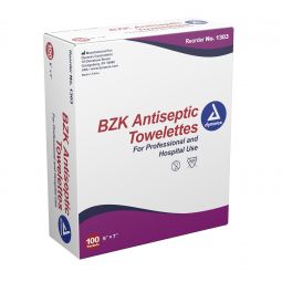 Dynarex Dynarex 1303-dynarex Scented BZK Antiseptic Towelettes, Individual Packet, Personal Wipes (C
