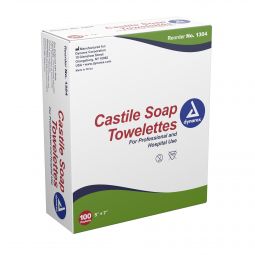 Dynarex 1304 Castile Soap Towelettes-1000/Case