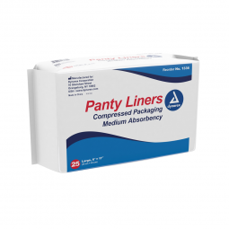 Dynarex Dynarex 1336-Dynarex Medium Absorbency Bladder Control Pad, 6 x 17 Inch, Liners (CS)