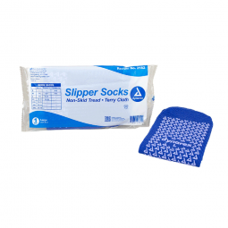 Dynarex 2182-Dynarex Single Tread Slipper Socks, Large, Slippers & Slipper Socks (CS)