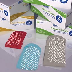 Dynarex 2184-Dynarex Single Tread Slipper Socks, 2X-Large, Slippers & Slipper Socks (CS)