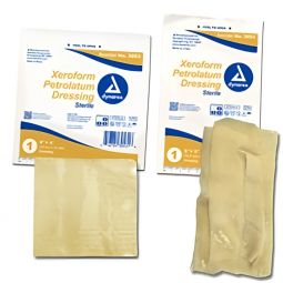 Xeroform Dynarex 3053-Xeroform Impregnated Dressing, 4 x 4 Inch, Impregnated Dressings (BX)