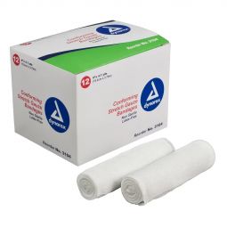 Dynarex Dynarex 3104-dynarex White Conforming Bandage, 4 Inch x 4.1 Yard, Gauze Dressings (CS)