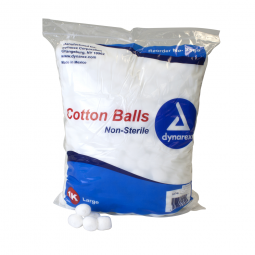 Dynarex 3169-dynarex Large Cotton Balls, Applicators & Swabsticks (PK) - dynarex Large Cotton Balls