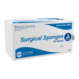 Dynarex 3243 Surgical Gauze Sponges Non-Sterile-200/Pack