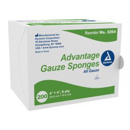 Dynarex 3264 Advantage Surgical Sponges-4000/Case