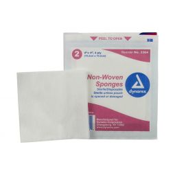 Dynarex Dynarex 3364-Dynarex Sterile Nonwoven Sponge, 4 x 4 Inch, Legacy Hold (CS) - Dynarex Sterile