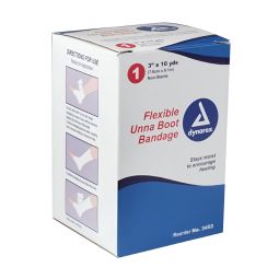 Dynarex Dynarex 3453-dynarex Unna Boot Bandage, 3 Inch x 10 Yard, Unna Boots
