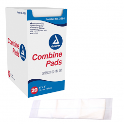 Dynarex Dynarex 3501-Dynarex Sterile Abdominal Pad, 5 x 9 Inch, ABD Gauze Pads (CS) - Dynarex Steril
